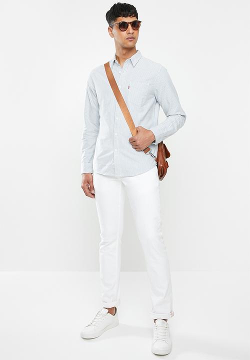 Levi’s® - Sunset 1 pocket Amelie stripe standard - blue & white
