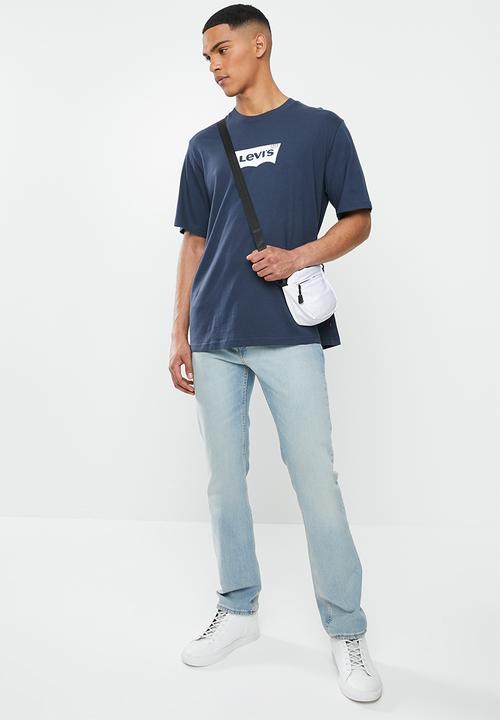 Levi’s® - Short sleeve graphic brand  T-shirt- colony blue
