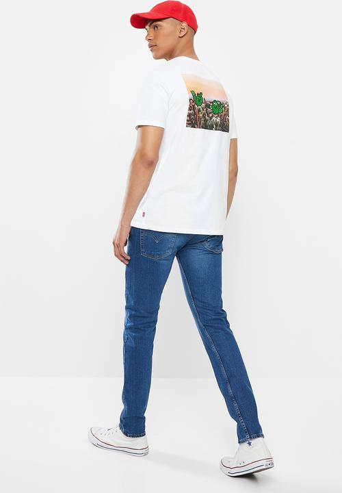 Levi’s® - Graphic crewneck bi cacti tee - white