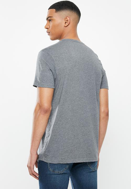 Lee  - Classic logo tee - dark grey