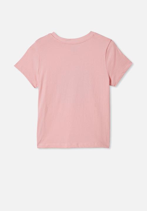 Free by Cotton On - Girls classic short sleeve tee - pink
