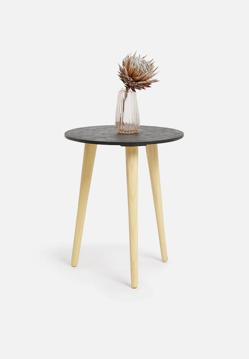 Sixth Floor - Oslo side table - charcoal