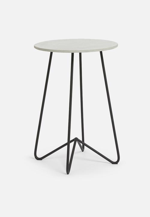 Sixth Floor - Simple side table - grey 