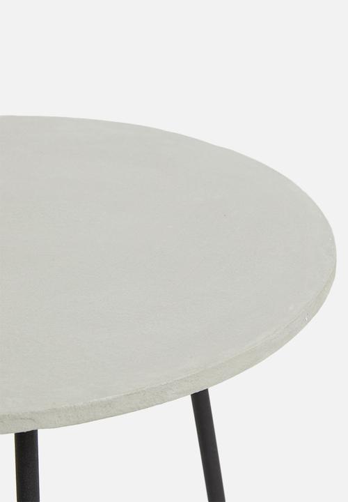 Sixth Floor - Simple side table - grey 