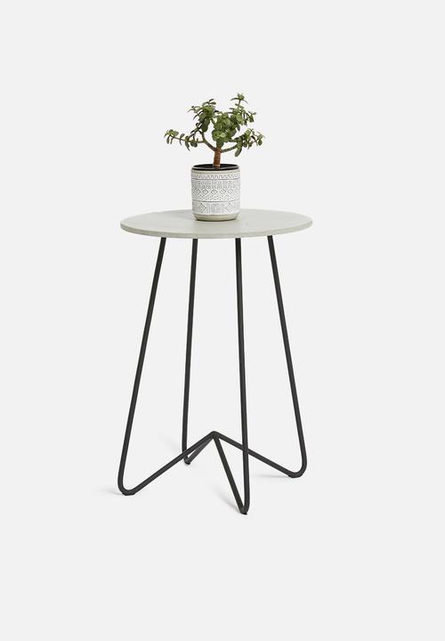 Sixth Floor - Simple side table - grey 