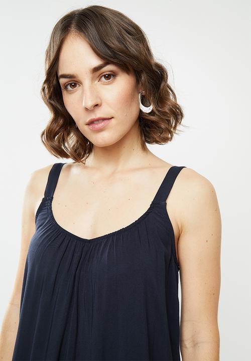 edit - Oversized woven jumpsuit - navy