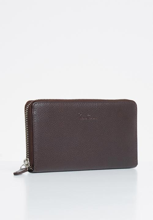 Pierre Cardin - Coco ladies zip around - brown