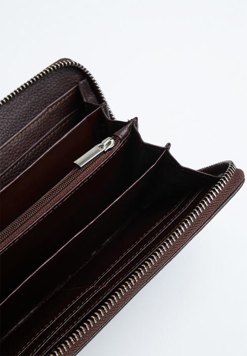 Pierre Cardin - Coco ladies zip around - brown