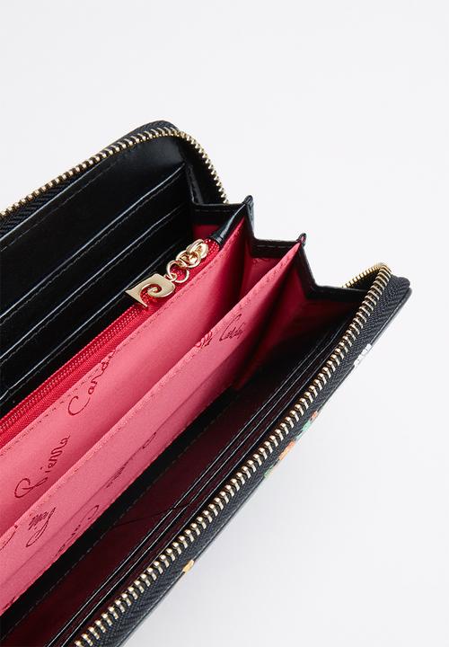 Pierre Cardin - Everly zip around purse - black