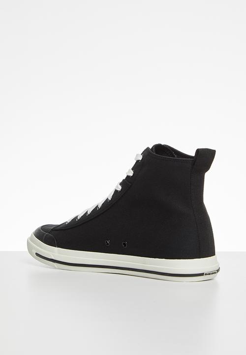 Diesel  - S-astico mid cut w sneakers - black