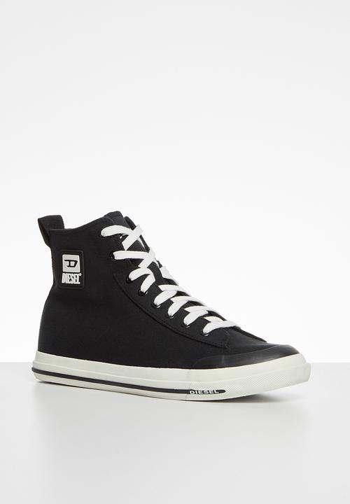 Diesel  - S-astico mid cut w sneakers - black