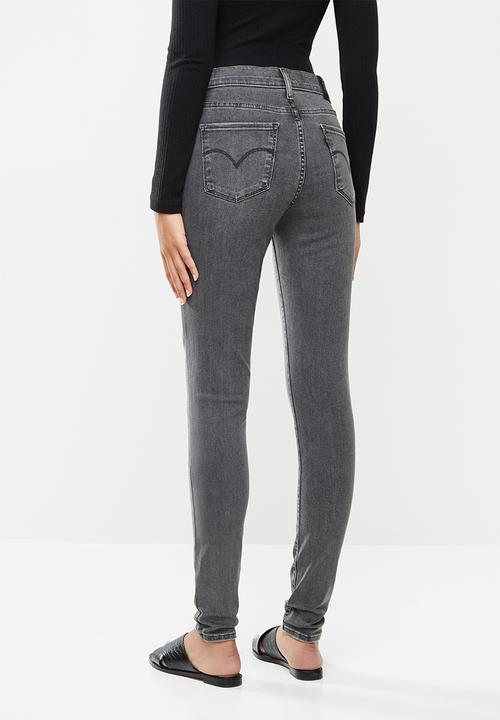 Levi’s® - 720 Hirise super skinny cloudy day - black