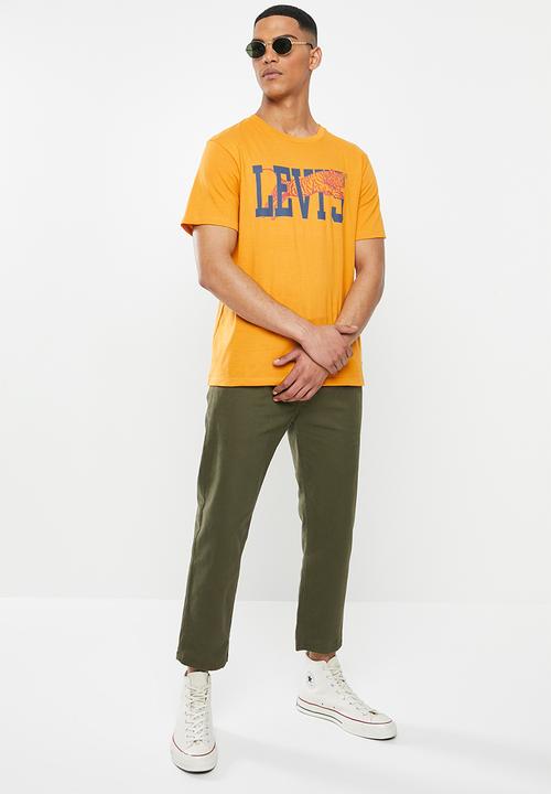 Levi’s® - Graphic crewneck bi poster tee - yellow
