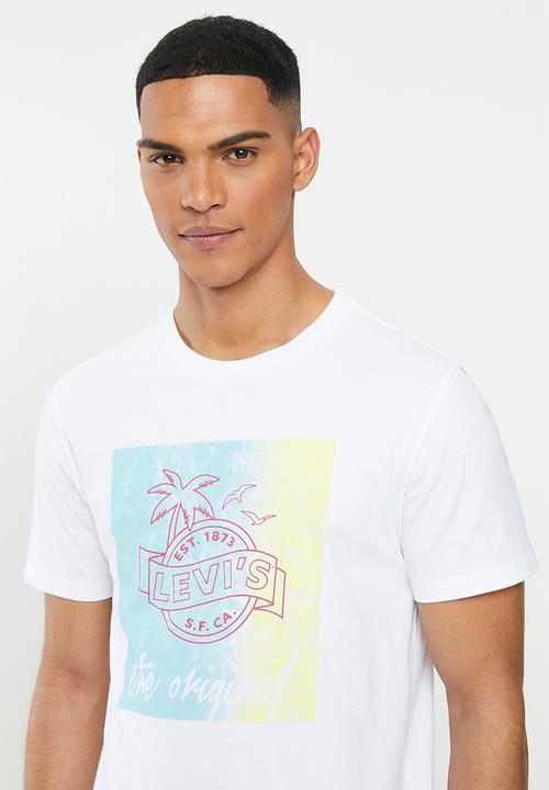 Levi’s® - Graphic photo crewneck tee - white