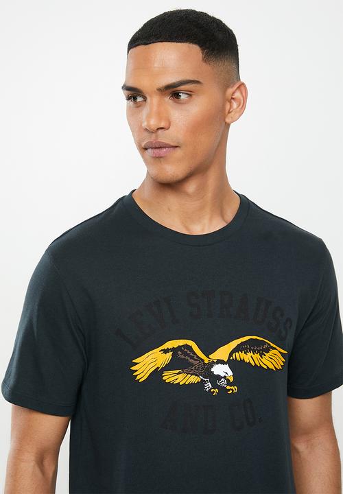 Levi’s® - Graphic crewneck americana tee - black
