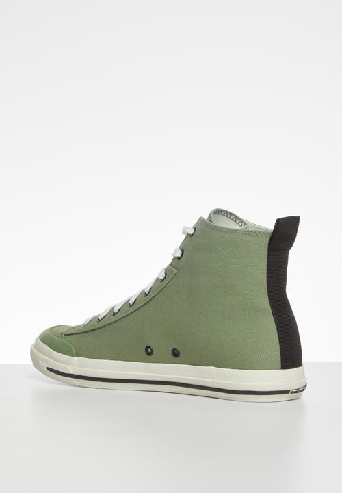 Diesel  - S-astico mid cut sneakers - green 