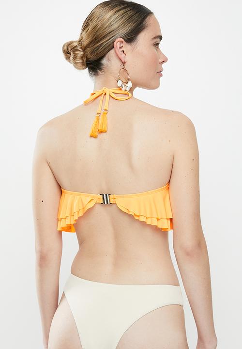 Glamorous - Ladies bikini top - orange