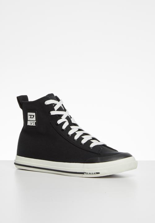 Diesel  - S-astico mid cut sneakers - y02370-pr012-t8013 - black 