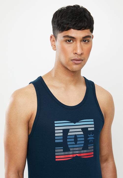 DC - DC logo lines tank - navy