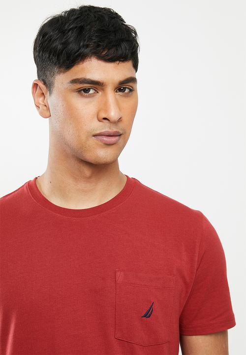 Nautica - Pocket tee - red