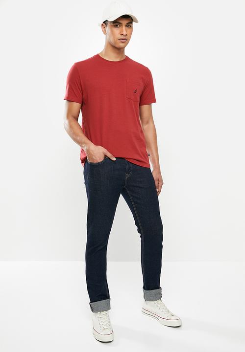 Nautica - Pocket tee - red