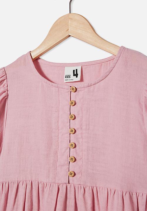 Cotton On - Meredith short sleeve dress - marshmallow