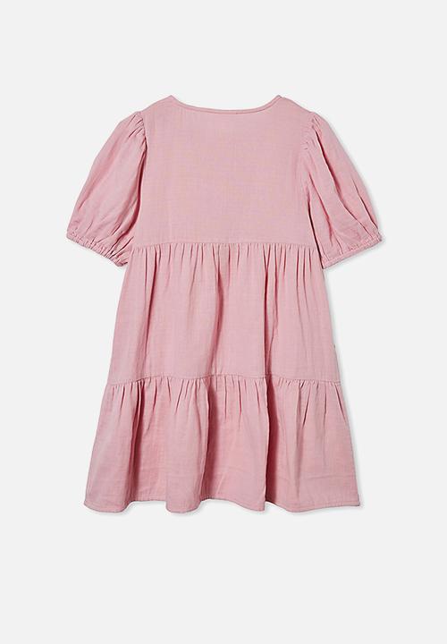 Cotton On - Meredith short sleeve dress - marshmallow