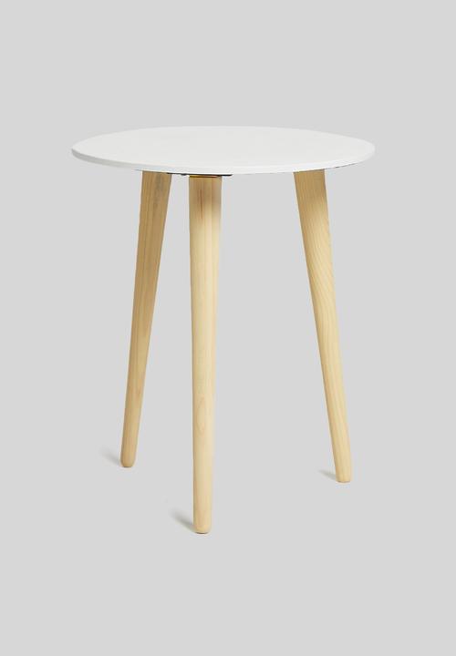 Sixth Floor - Oslo side table - white