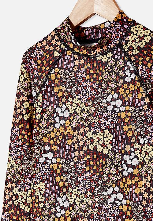 Cotton On - Hamilton long sleeve rashie - phantom floral fields