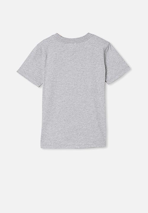 Cotton On - Co-lab short sleeve tee - grey marle Iron Man