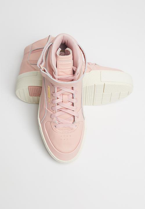 PUMA - Cali sport top warm up wn’s - peachskin-marshmallow