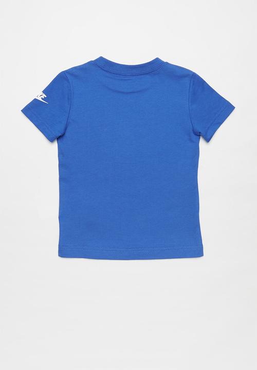Nike - Faux futura patch short sleeve tee - game royal