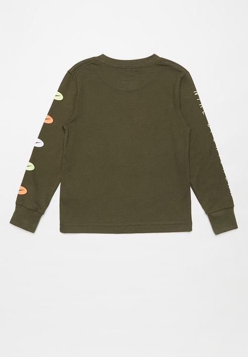 Nike - Multi-band long sleeve tee - khaki
