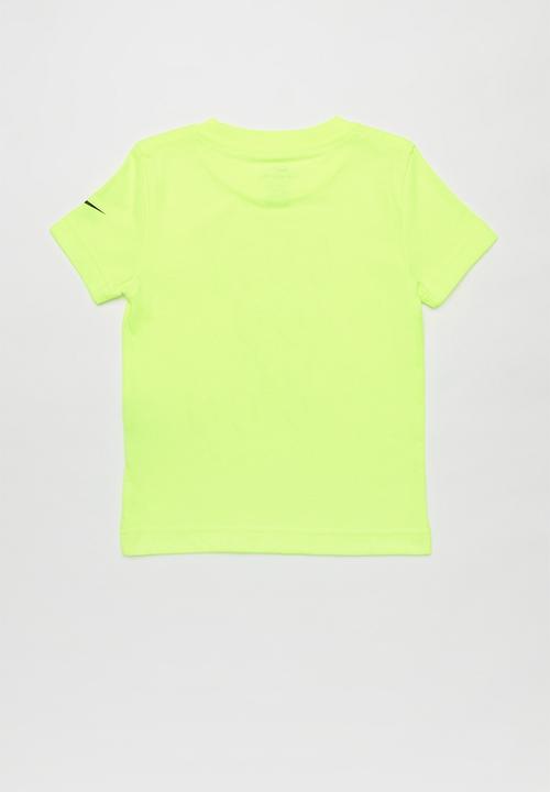 Nike - Nkb jdi sliced short sleeve tee - neon yellow 
