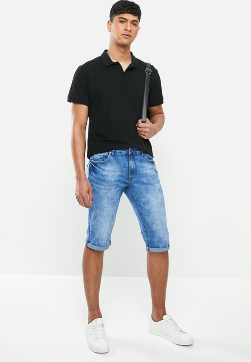 Jonathan D - Denim bermuda shorts - blue
