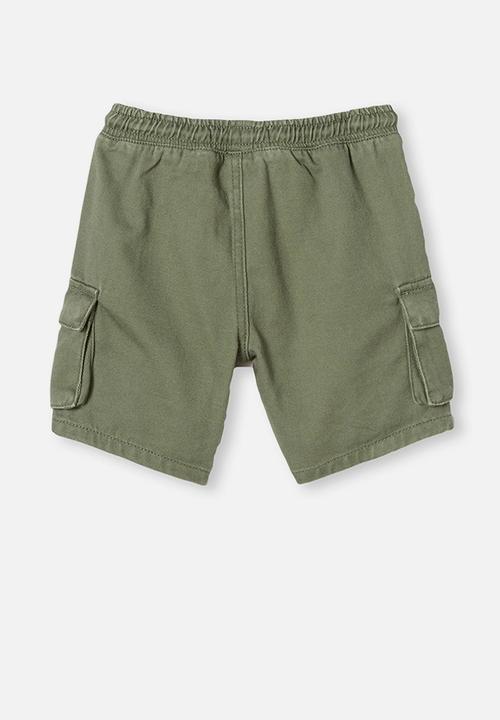 Cotton On - Charlie cargo short - swag green