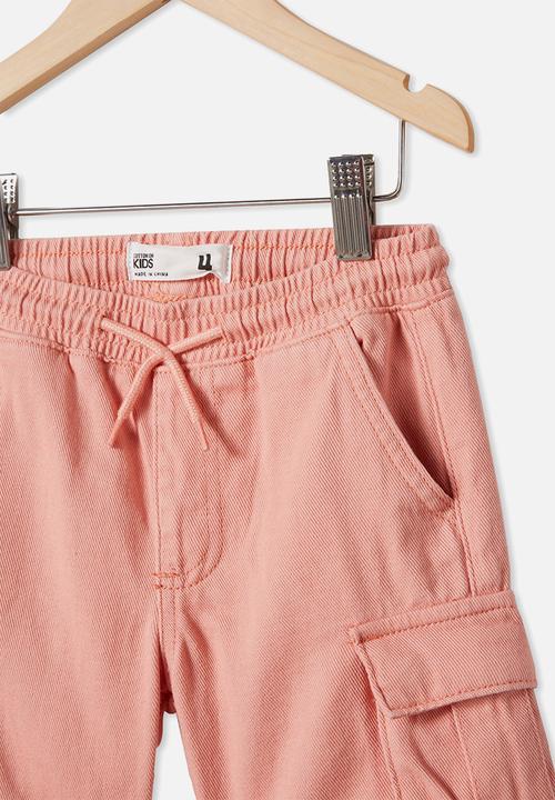 Cotton On - Charlie cargo short - smoked salmon
