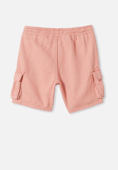 Cotton On - Charlie cargo short - smoked salmon
