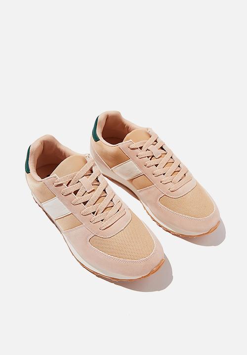 Cotton On - Olympia heritage trainer - blush green multi