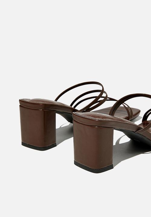 Cotton On - Martha mule - choc brown