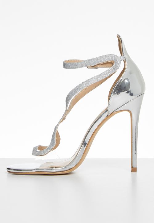 Plum - Machiko heel - silver