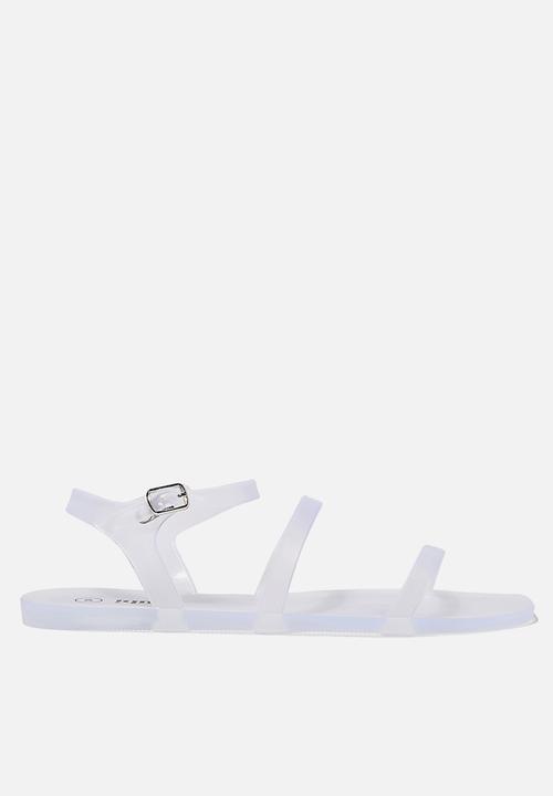 Cotton On - Triple strap jelly sandal - frosty clear