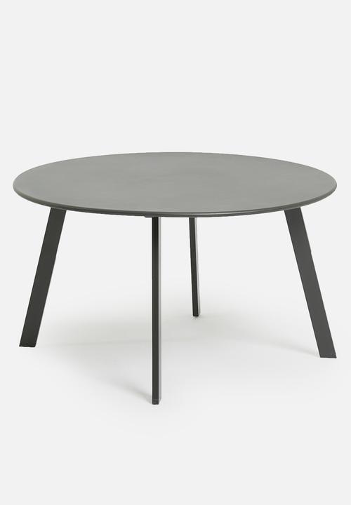 H&S - Round coffee table - dark grey