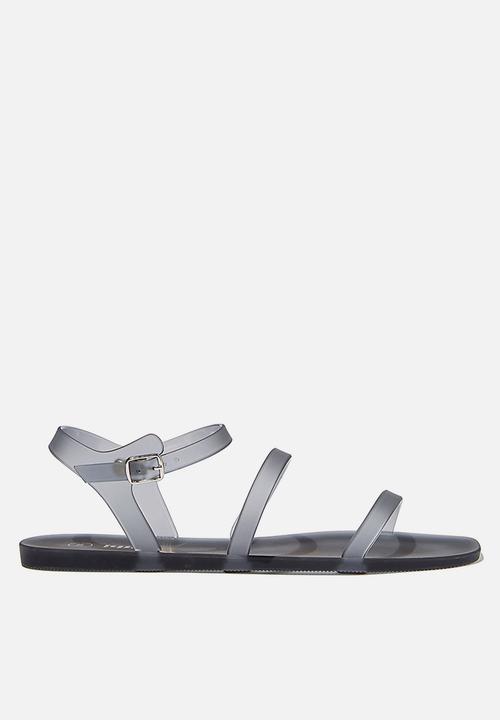 Cotton On - Triple strap jelly sandal - grey