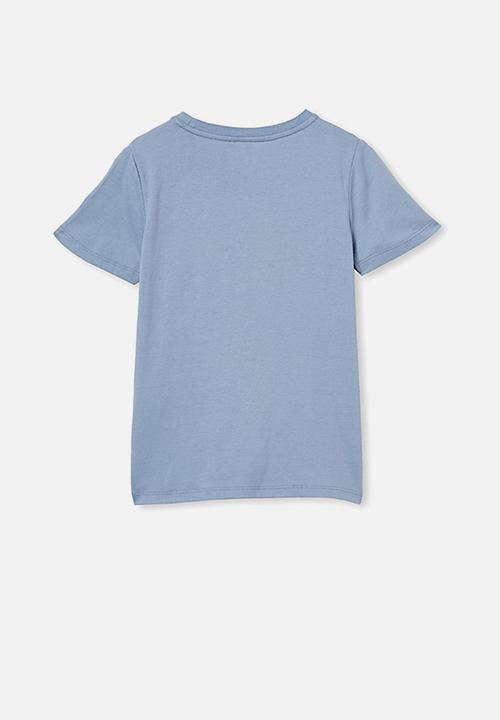 Cotton On - Stevie short sleeve embellished tee - dusty blue