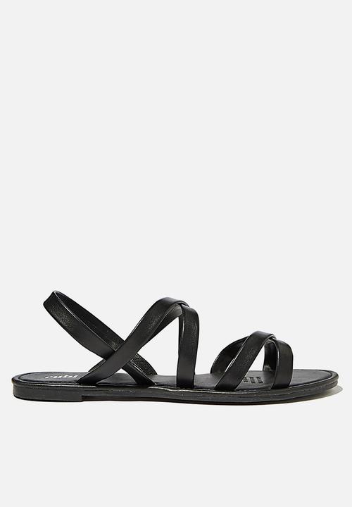 Cotton On - Lucy strappy slingback sandal - black