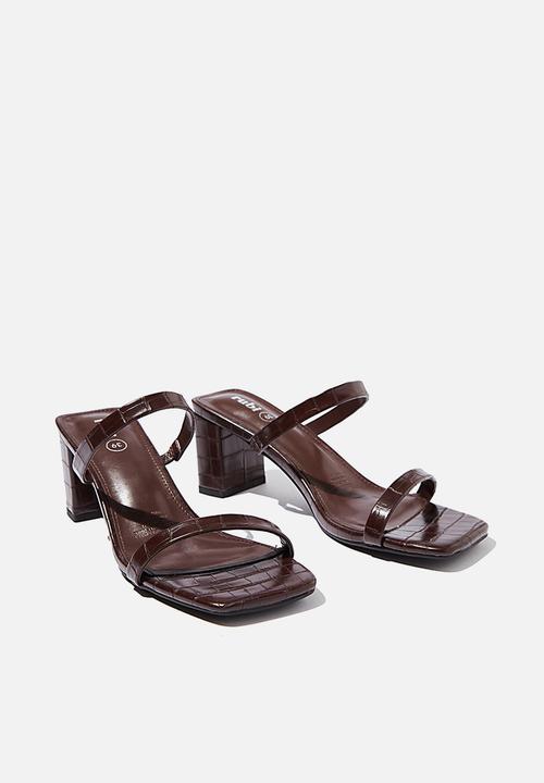 Cotton On - Merita mule - choc croc