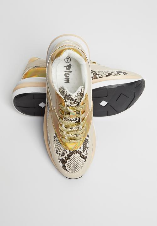 Plum - Adina sneaker - beige