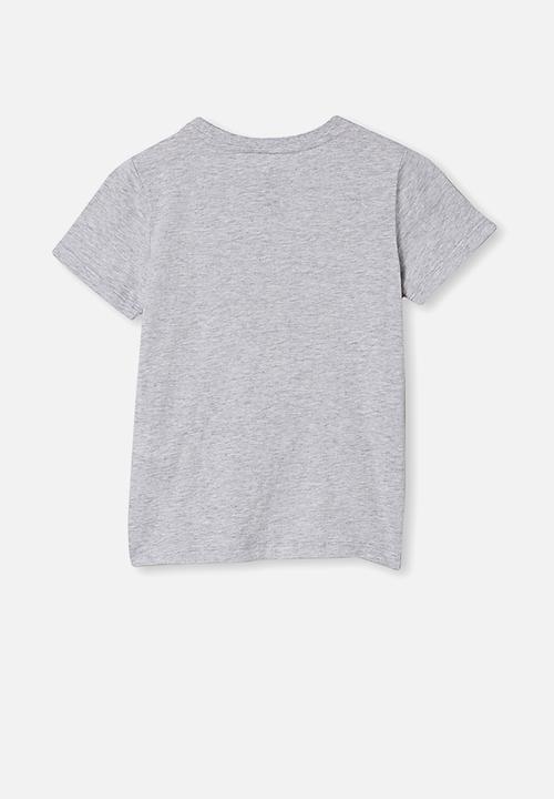 Cotton On - Stevie short sleeve embellished tee - grey
