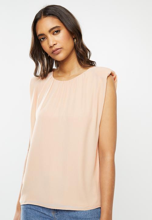 VELVET - Muscle tee blouse - neutral 